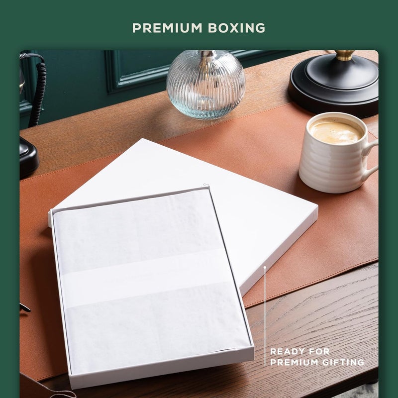 Beechmore Books دفتر رسم A4 – 8.5x11 جلد نباتي فاخر كبير مع 156 صفحة سميكة 160gsm بيج عاجي مثقبة، دفتر رسم فارغ، مع علبة هدايا، جيب خلفي، علامة مرجعية من الشريط - Image 3